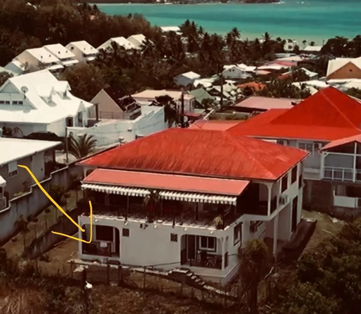 Apartmán Chambre D'Hotes Creole Bas Du Fort Le Gosier